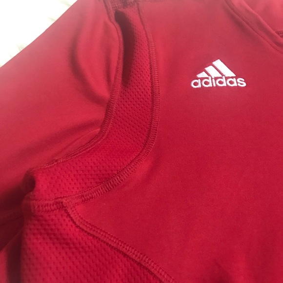 Womens Red Adidas Medium Shirt - Picture 5 of 8